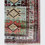 Caucasian Design Silk Rug 150x110cm gallery detail image