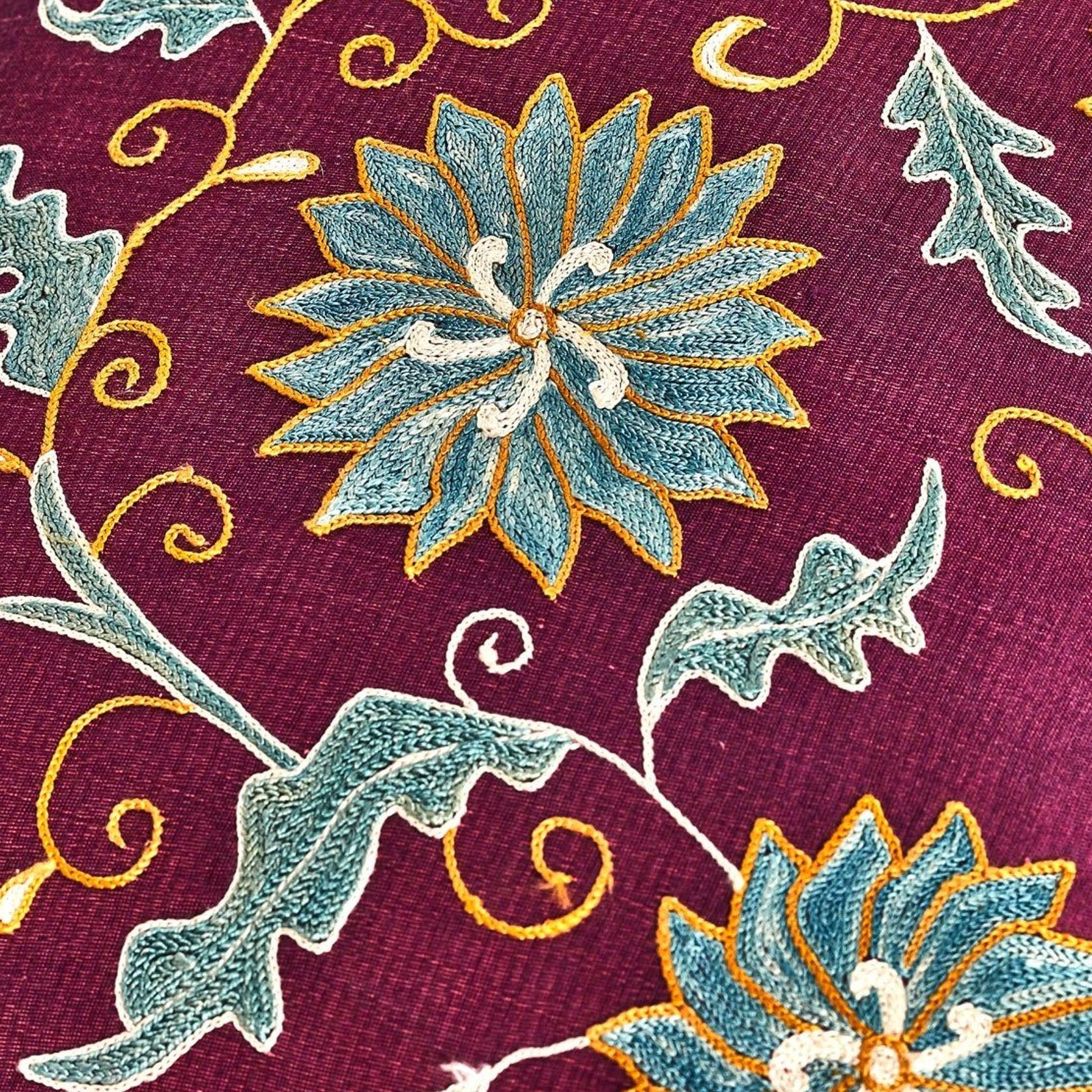 Suzani Cushion Cover - 40x40cm gallery detail image