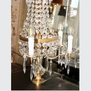 An Antique Crystal and Gilt Bronze Girandole gallery detail image