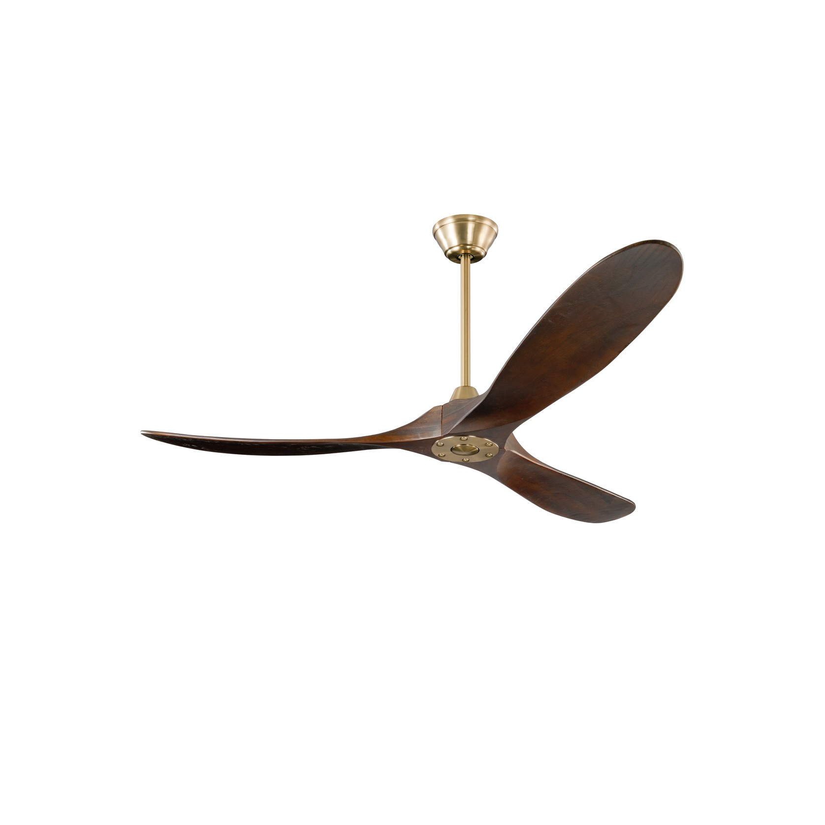 Milano Ceiling Fan Slider Burnished Walnut Blade gallery detail image