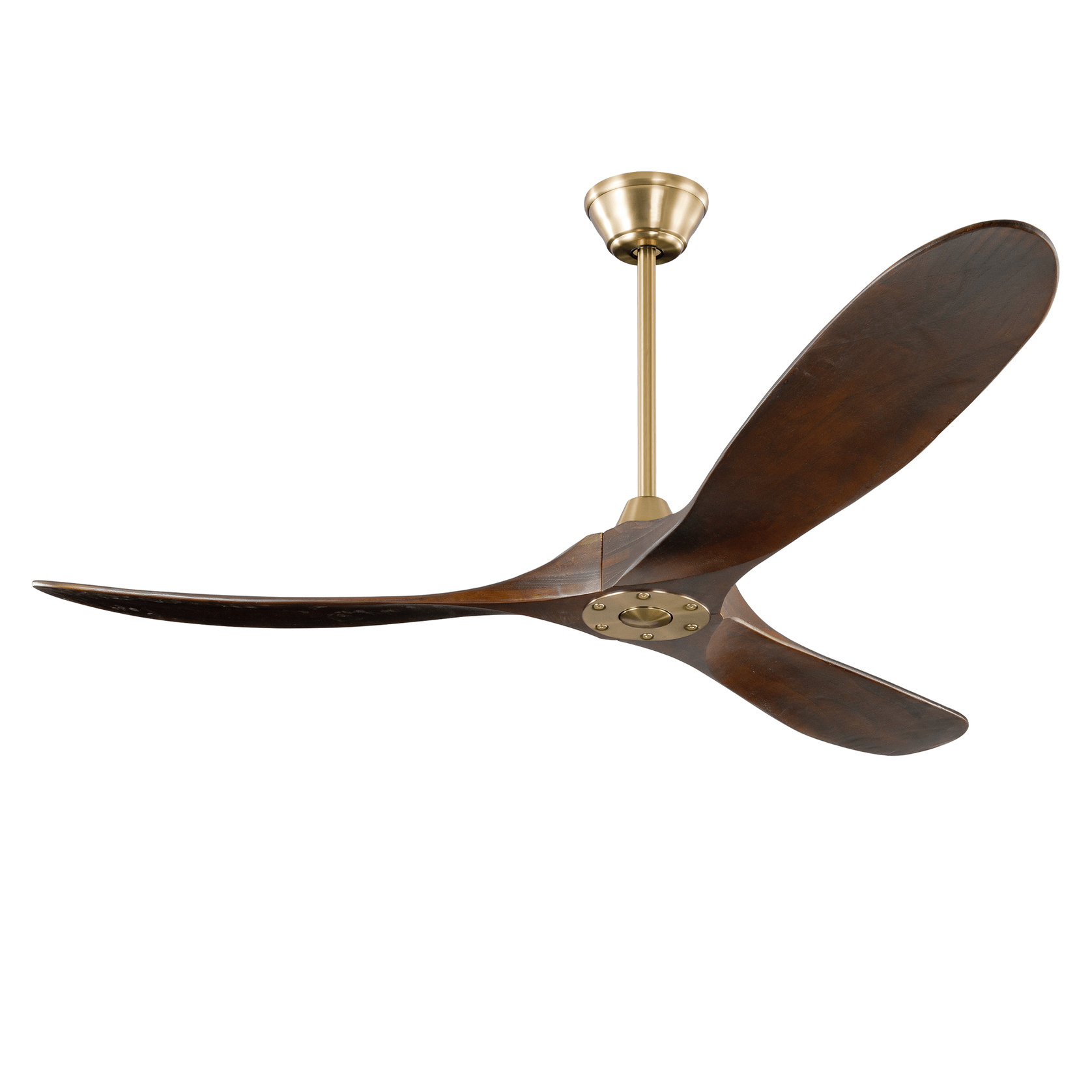 Milano Ceiling Fan Slider Burnished Walnut Blade gallery detail image
