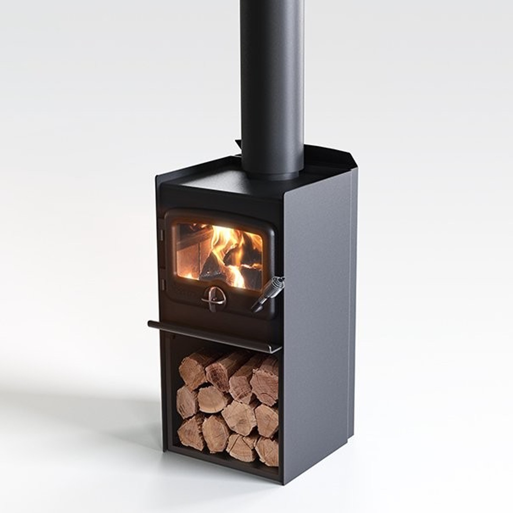 Nectre N15 Woodstacker Fireplace gallery detail image