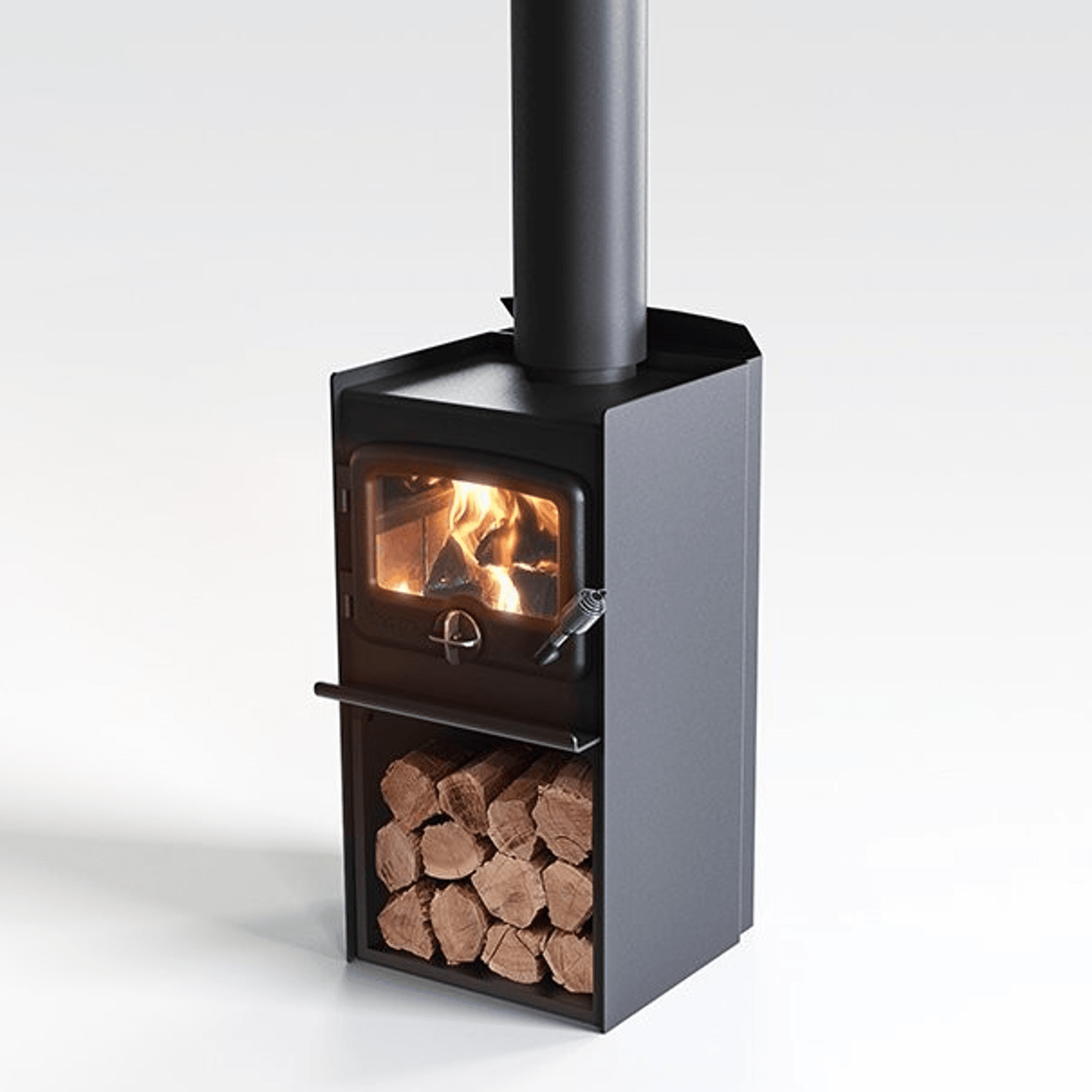 Nectre N15 Woodstacker Fireplace gallery detail image