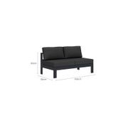 Sandpiper 2.0 Outdoor Armless Loveseat gallery detail image