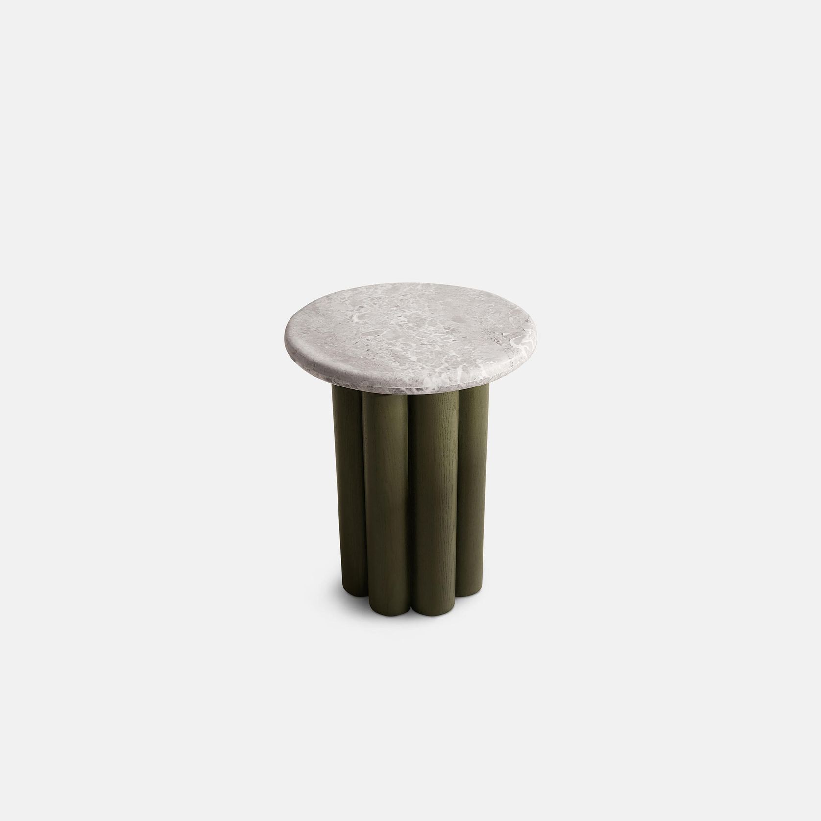 Soho Home | Radcott Side Table | Grey Emperador gallery detail image