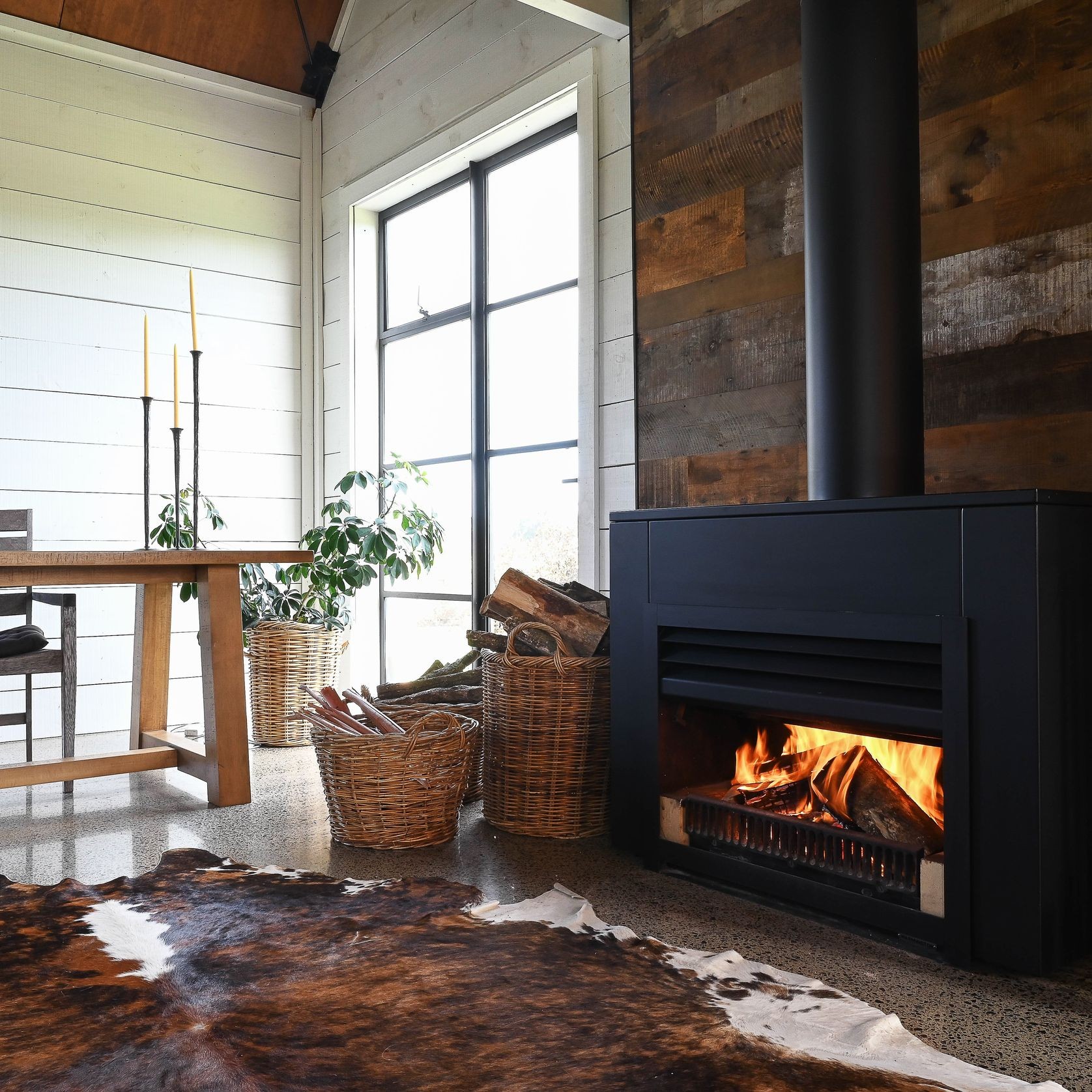 Warmington | Indoor Wood Freestanding Fire gallery detail image