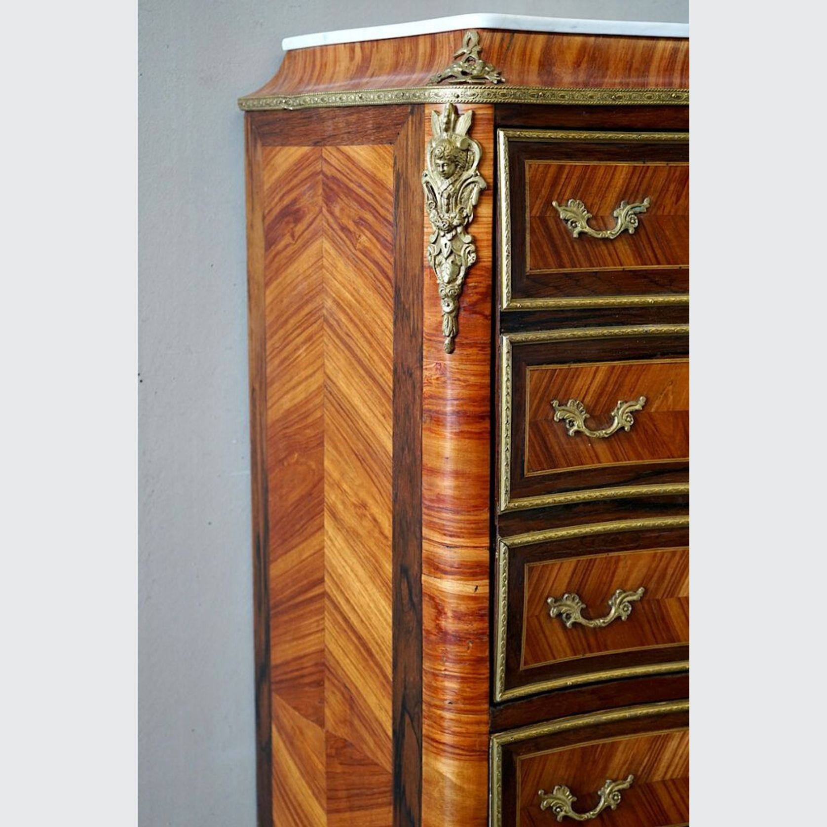 French Regence Marquetry Secretaire gallery detail image