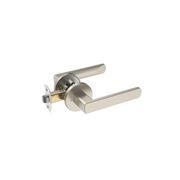 Moon Lever Handle In Matt Brushed Nickel gallery detail image