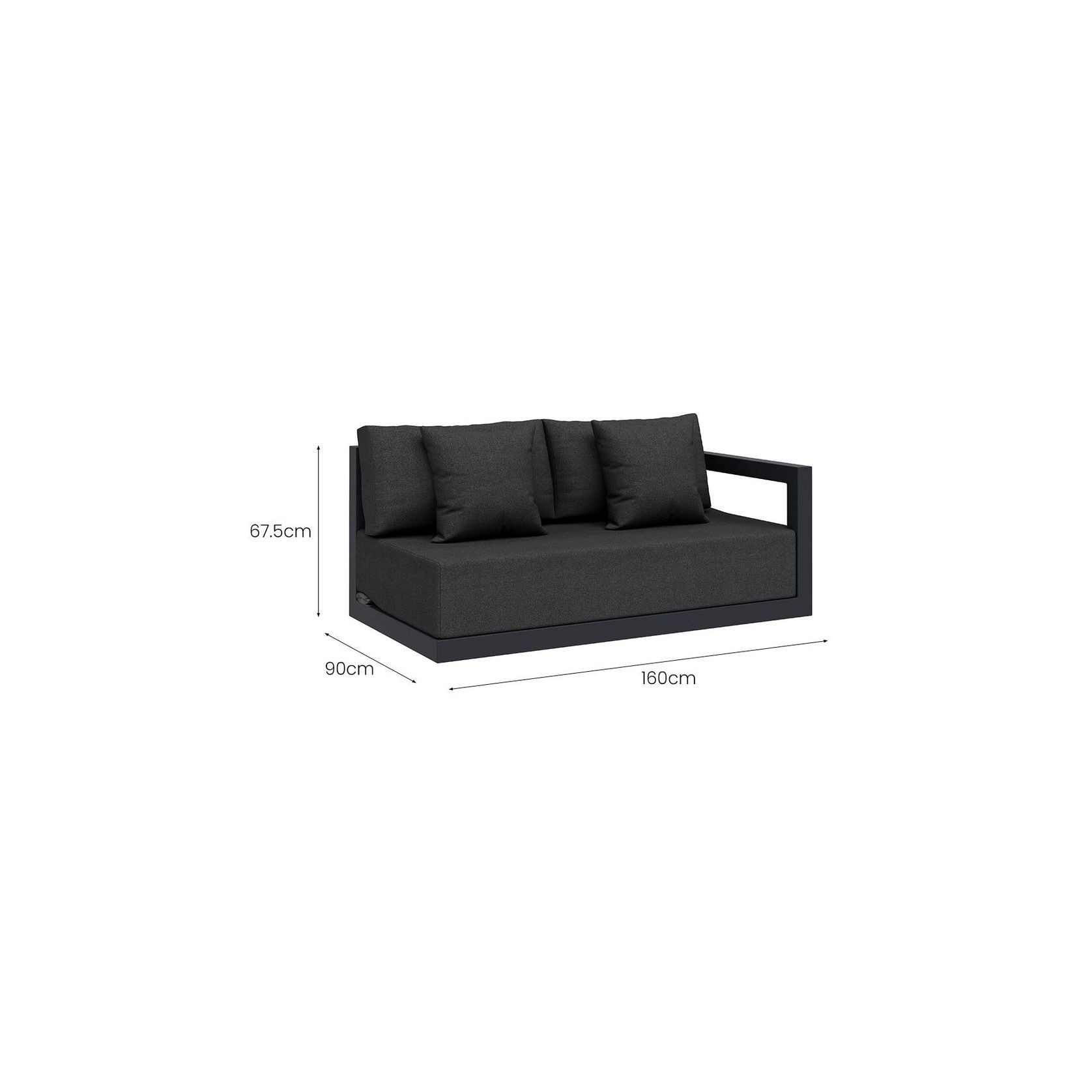 Ibis 2.0 Oversized Outdoor Left Sofa gallery detail image