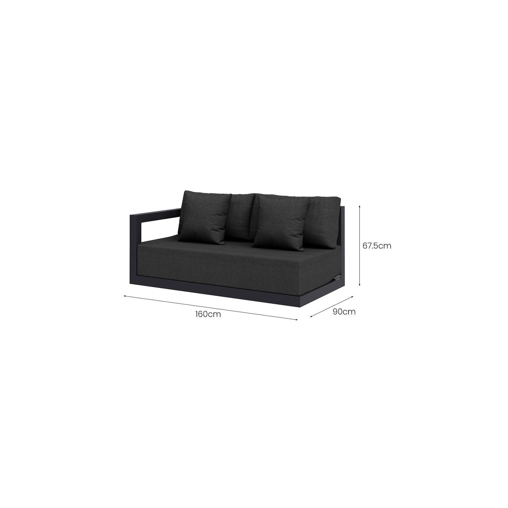 Ibis 2.0 Oversized Outdoor Right Sofa gallery detail image