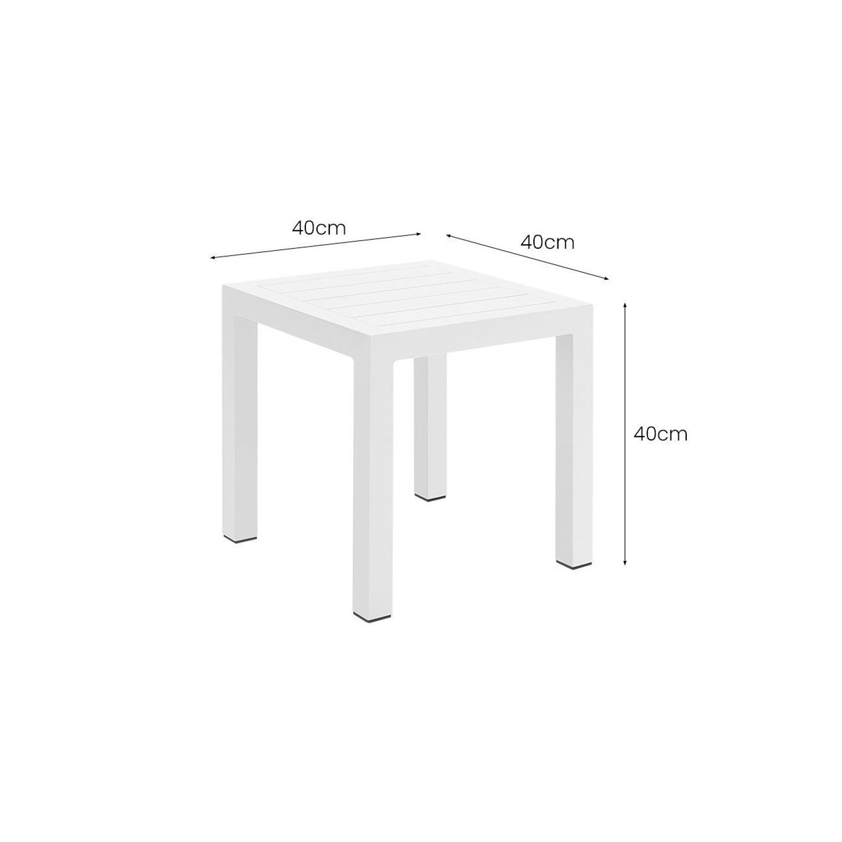 Heron Aluminium Outdoor Side Table gallery detail image