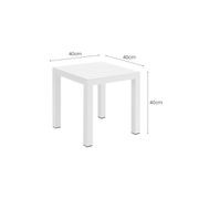 Heron Aluminium Outdoor Side Table gallery detail image