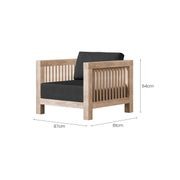 Cardrona Teak Club Chair gallery detail image