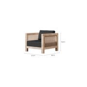 Cardrona Teak Club Chair gallery detail image