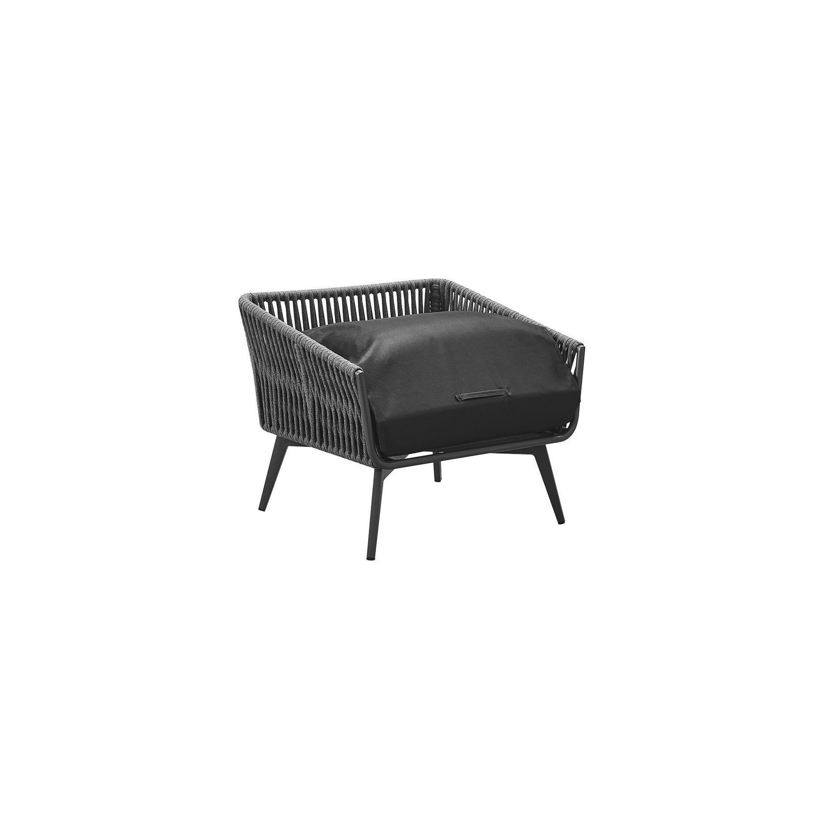 Kereru Aluminium and Rope Outdoor Armchair gallery detail image