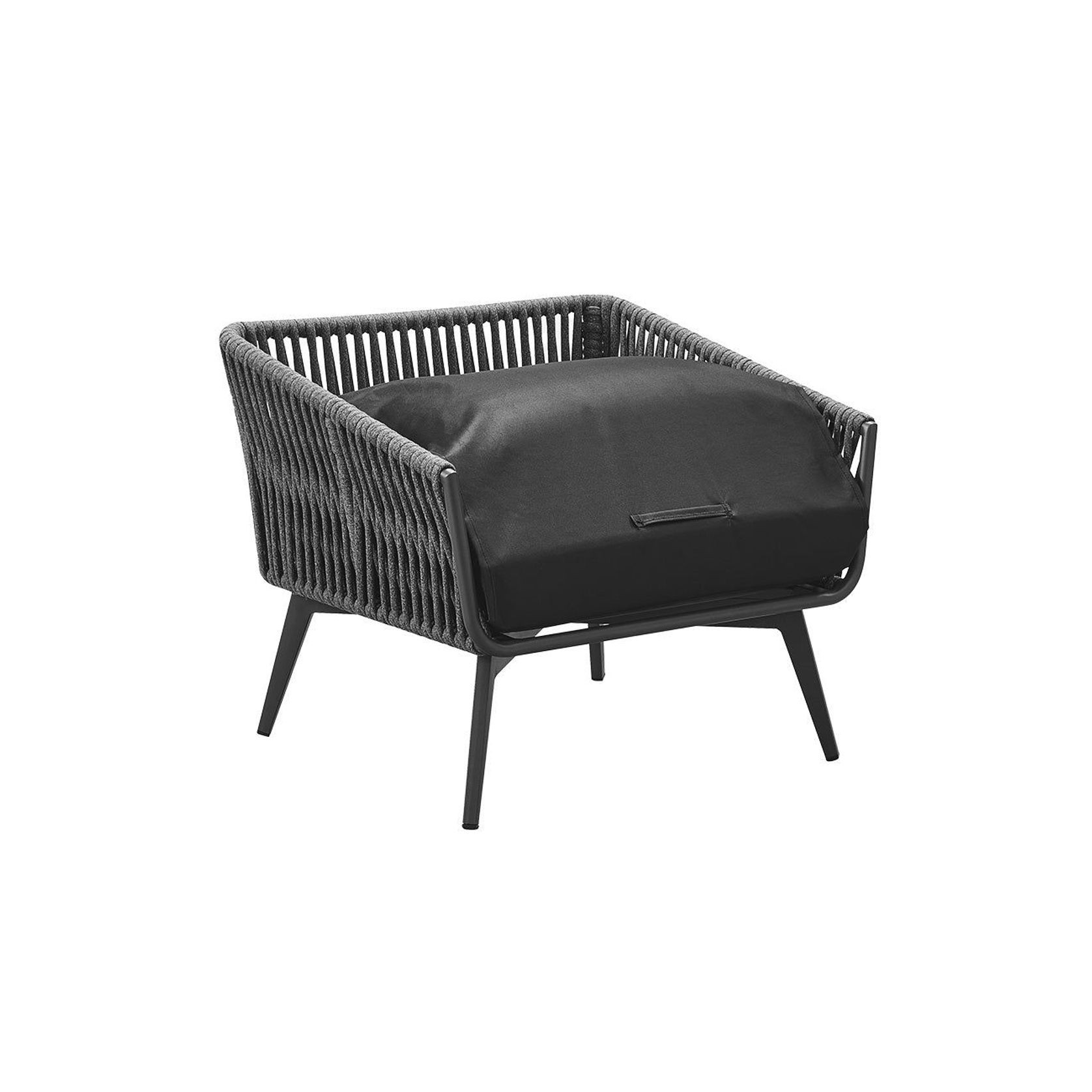 Kereru Aluminium and Rope Outdoor Armchair gallery detail image