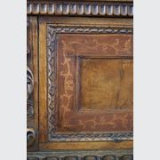 Italian 17th Century Blond Walnut Cassone Chest gallery detail image