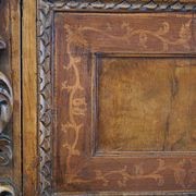 Italian 17th Century Blond Walnut Cassone Chest gallery detail image