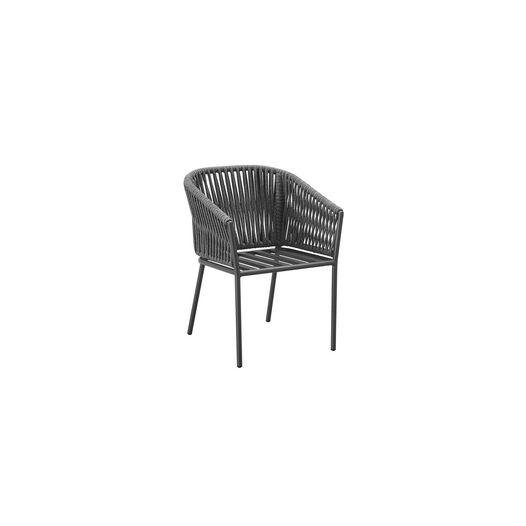 Kereru Aluminium and Rope Outdoor Dining Chair gallery detail image