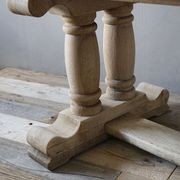 Bleached Oak Refectory Table gallery detail image