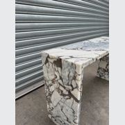 Waterfall Hallway Console - Milky Blue | Natural Stone Co. gallery detail image