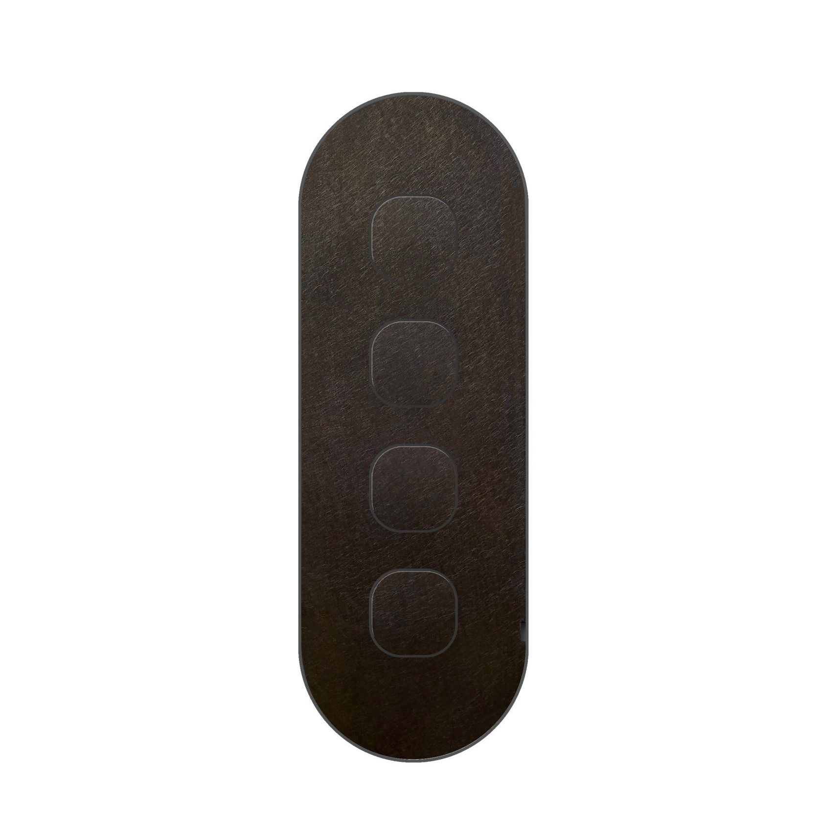 13 Carbon 4 Gang Switch Grid Faceplate gallery detail image