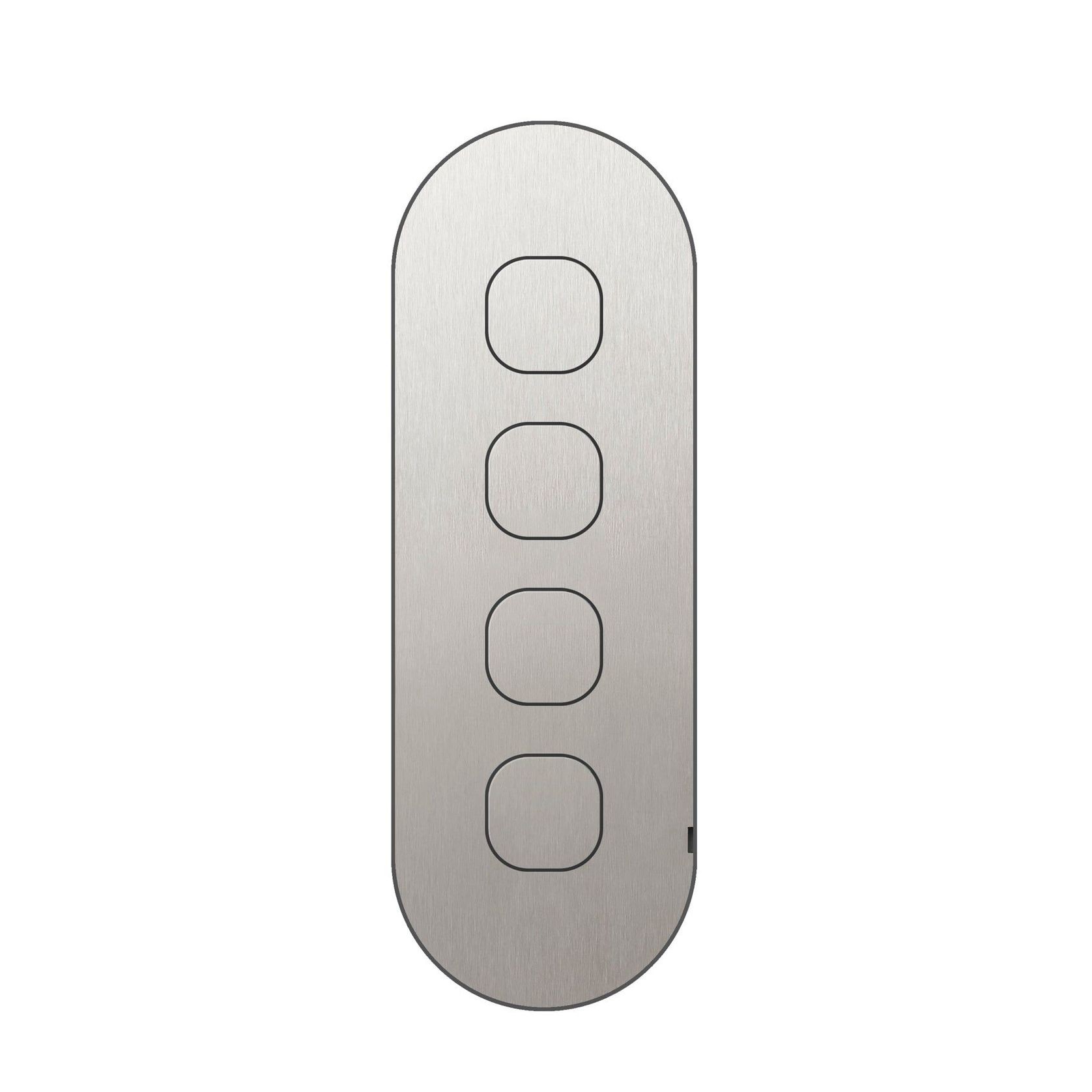 13 Carbon 4 Gang Switch Grid Faceplate gallery detail image