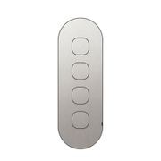 13 Carbon 4 Gang Switch Grid Faceplate gallery detail image