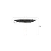Amazon 2.5m Square Market Umbrella gallery detail image