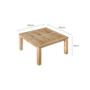 Juniper Teak Square Dining Table 150cm gallery detail image
