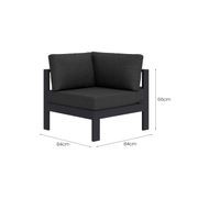 Sandpiper 2.0 Outdoor Corner Sofa Set With Coffee Table - 6 Seat gallery detail image
