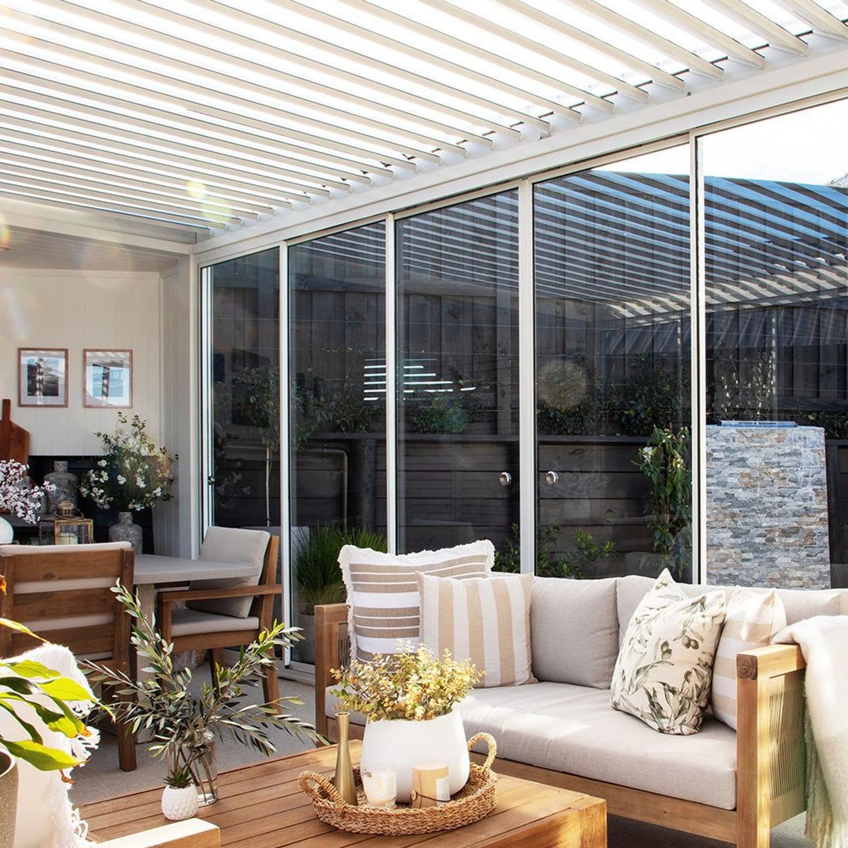 Glass Sliding Door For Tasman Freestanding Pergola gallery detail image