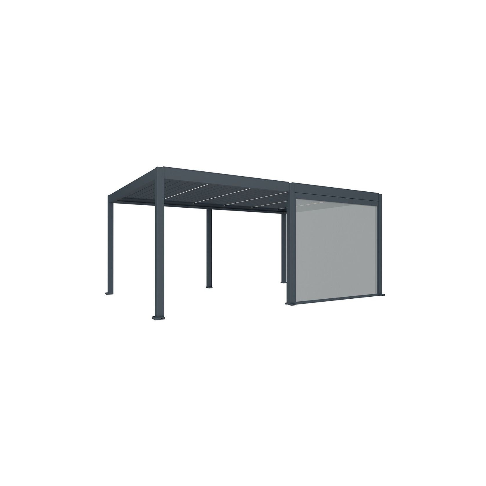 Retractable Shade Blind For Caribbean Wall Mounted Pergola 2.0 gallery detail image