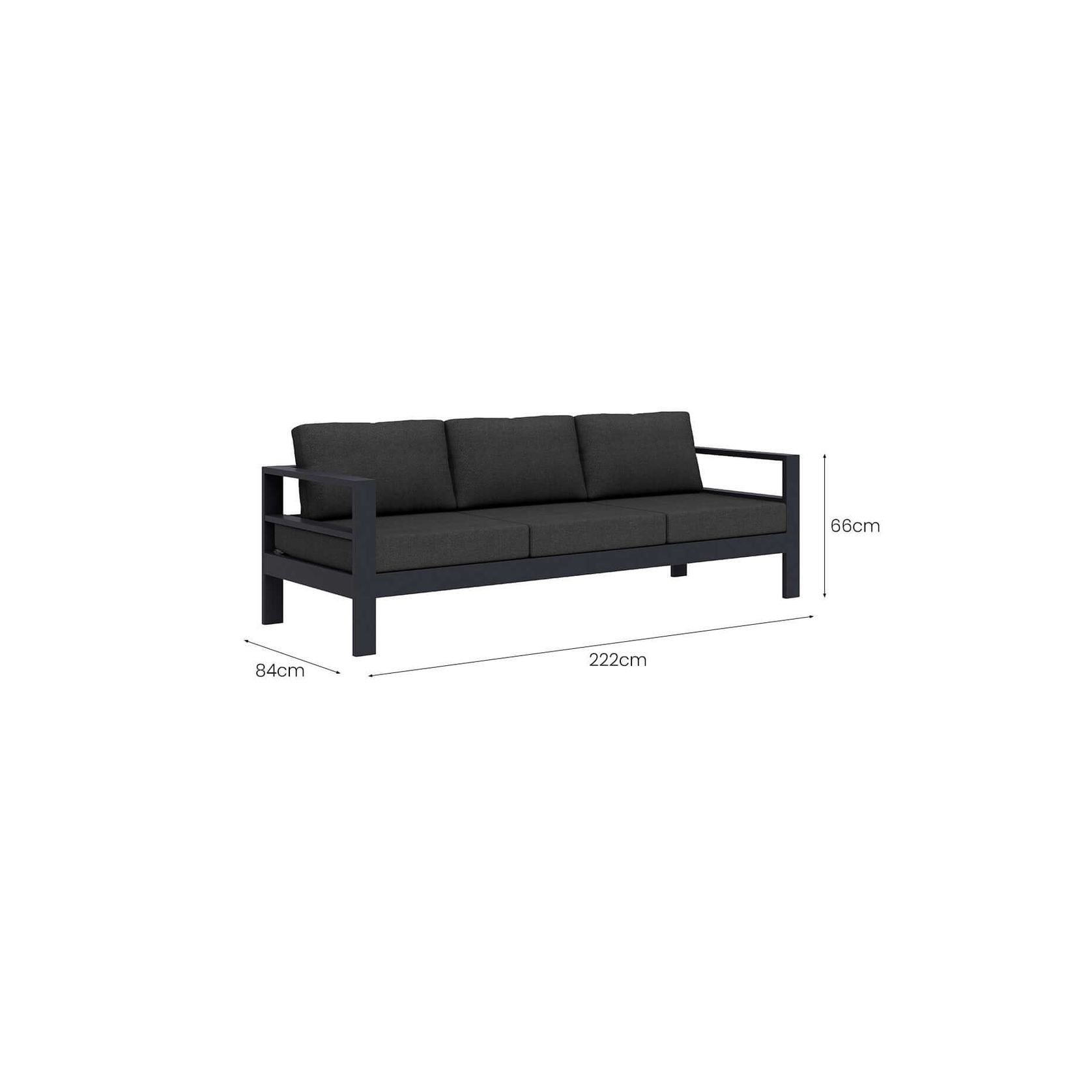 Sandpiper 2.0 Outdoor Three Seater gallery detail image