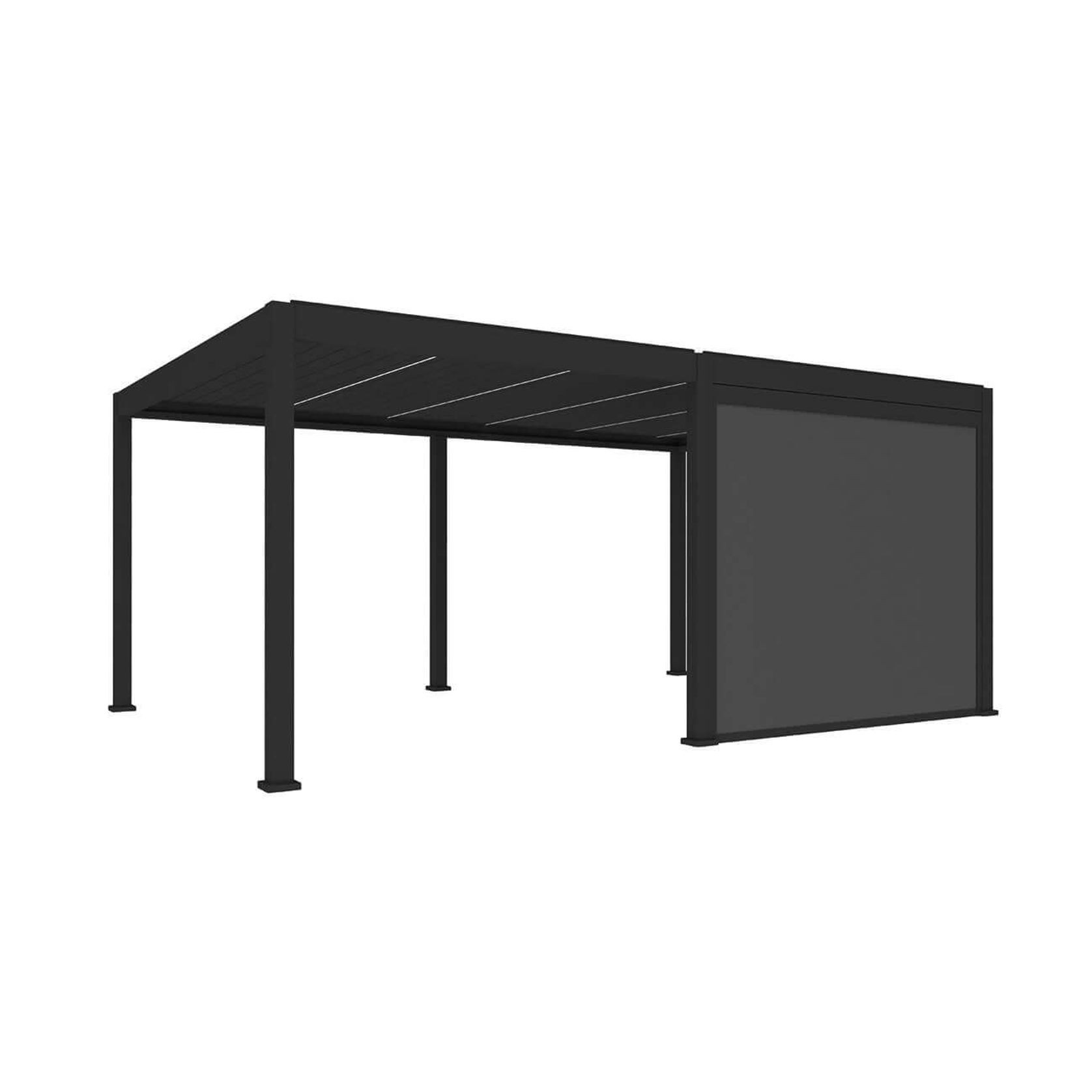 Retractable Shade Blind For Baltic Wall Mounted Pergola 2.0 gallery detail image