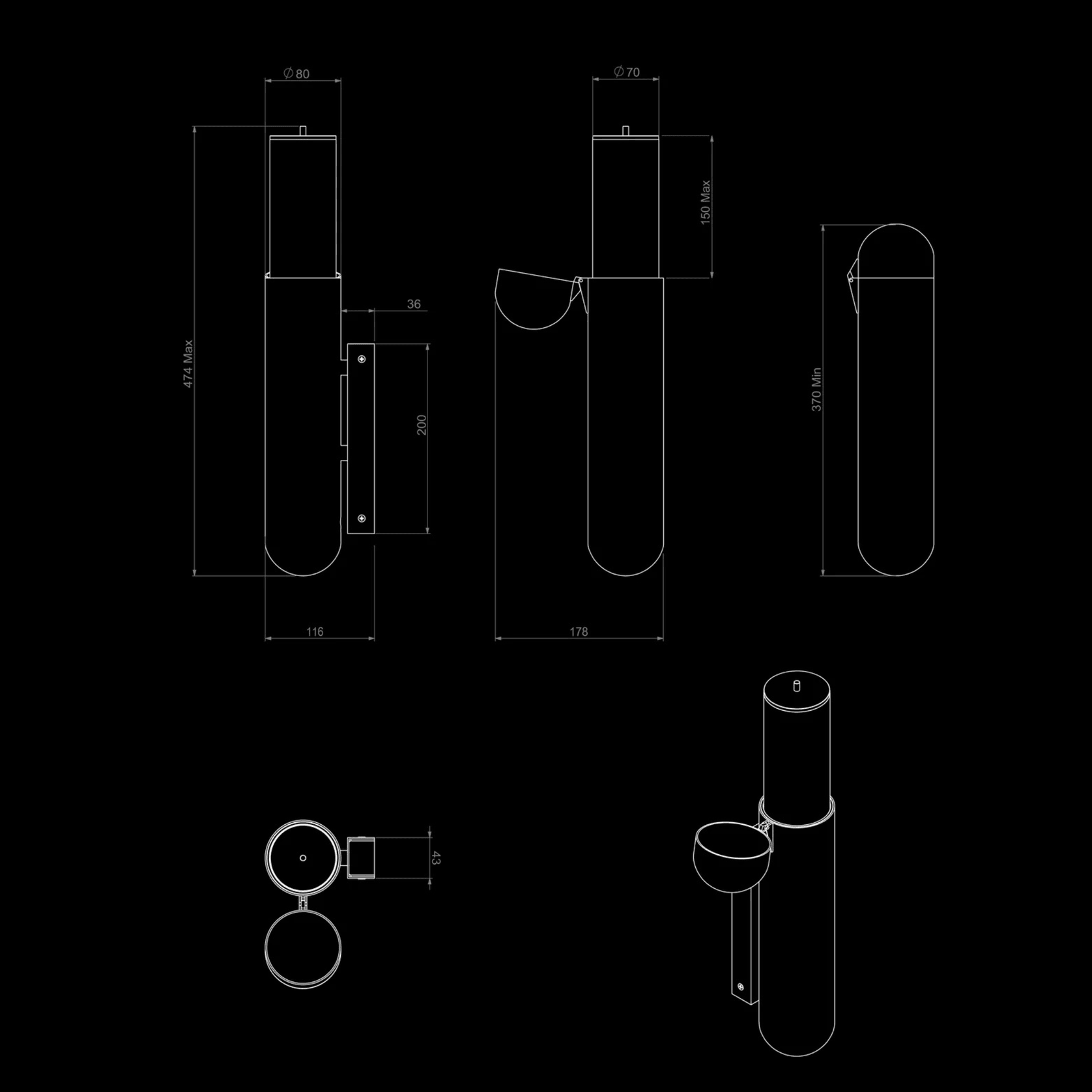 ISP Wall Light gallery detail image