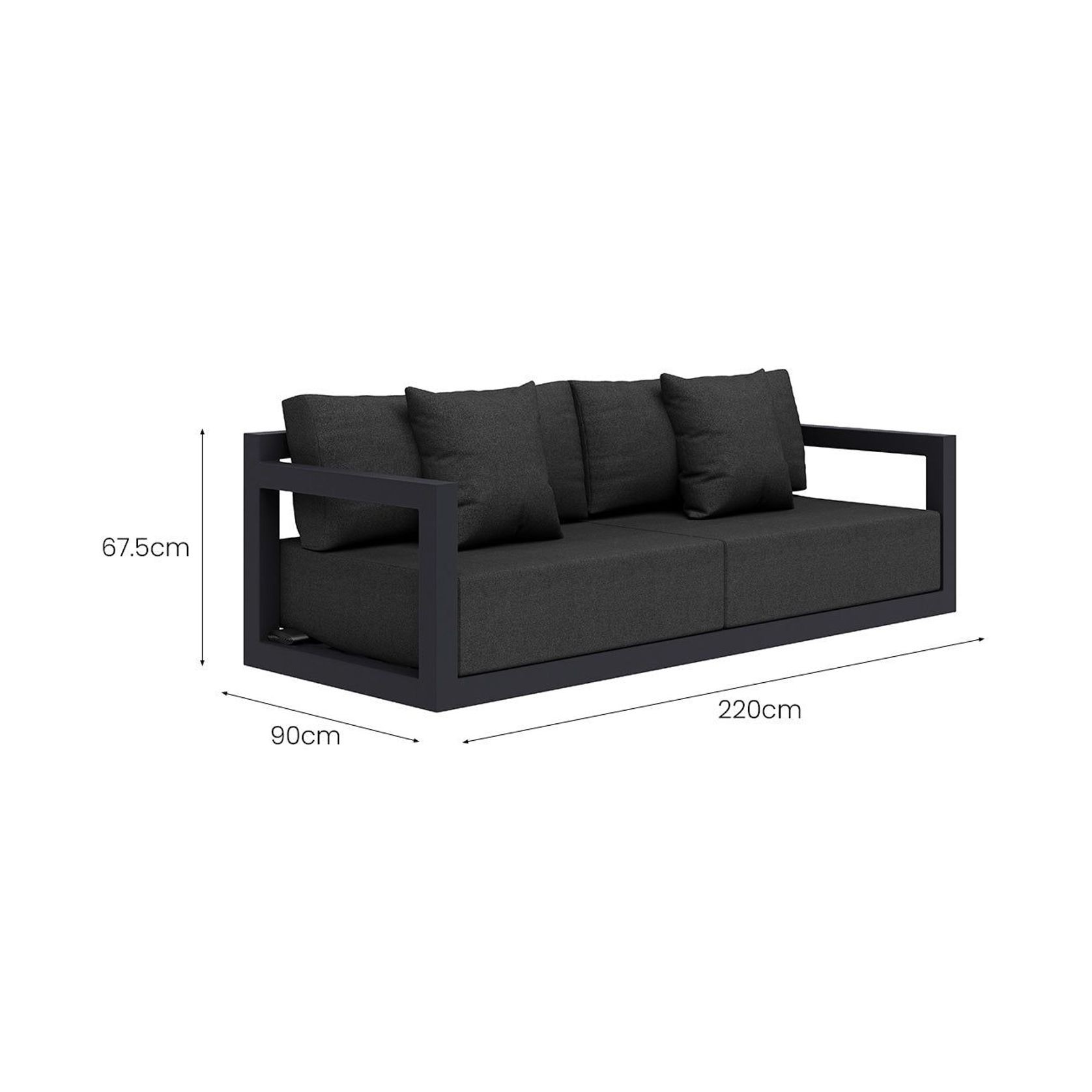 Ibis 2.0 Outdoor 3 Seater Sofa gallery detail image