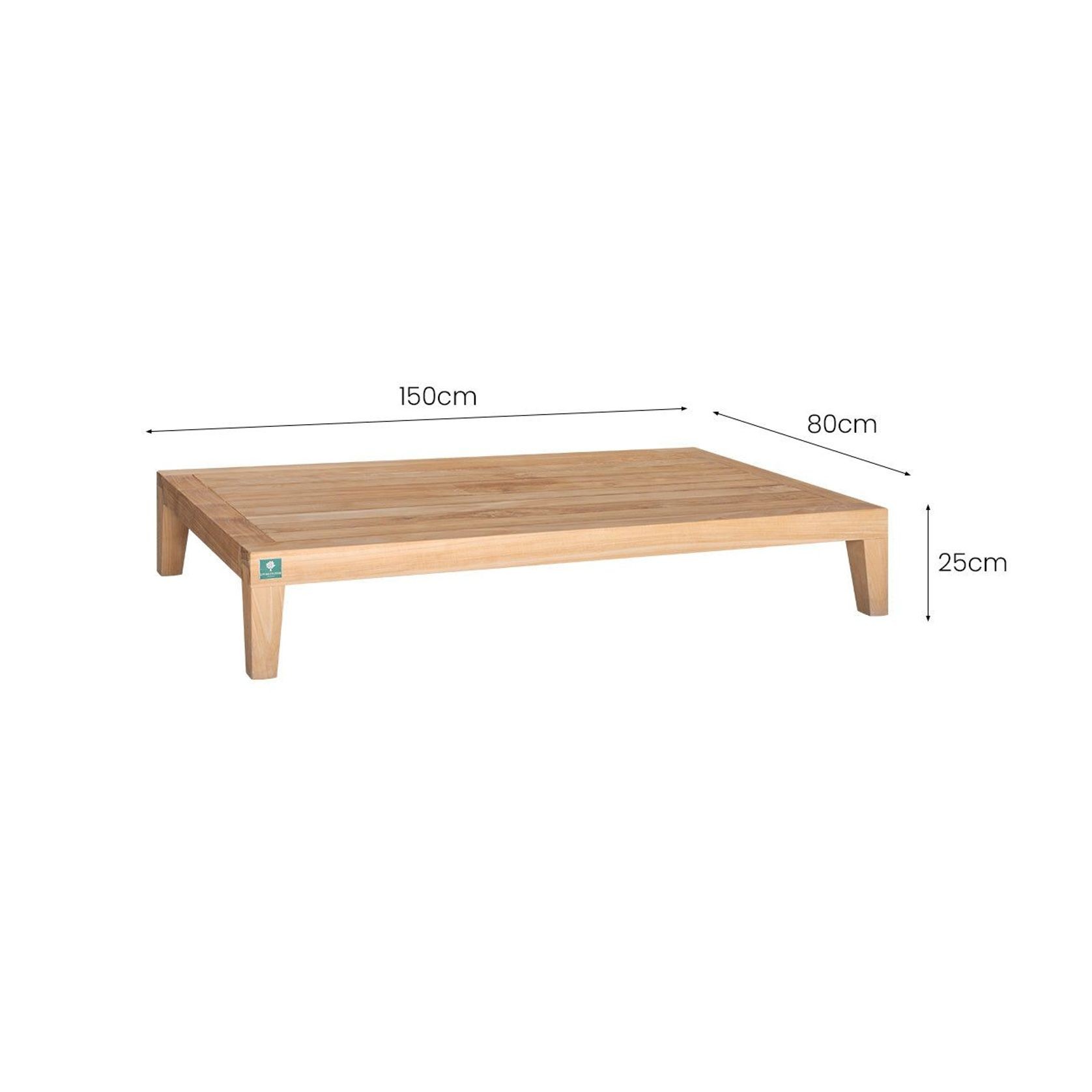 Malibu Teak Outdoor Coffee Table gallery detail image