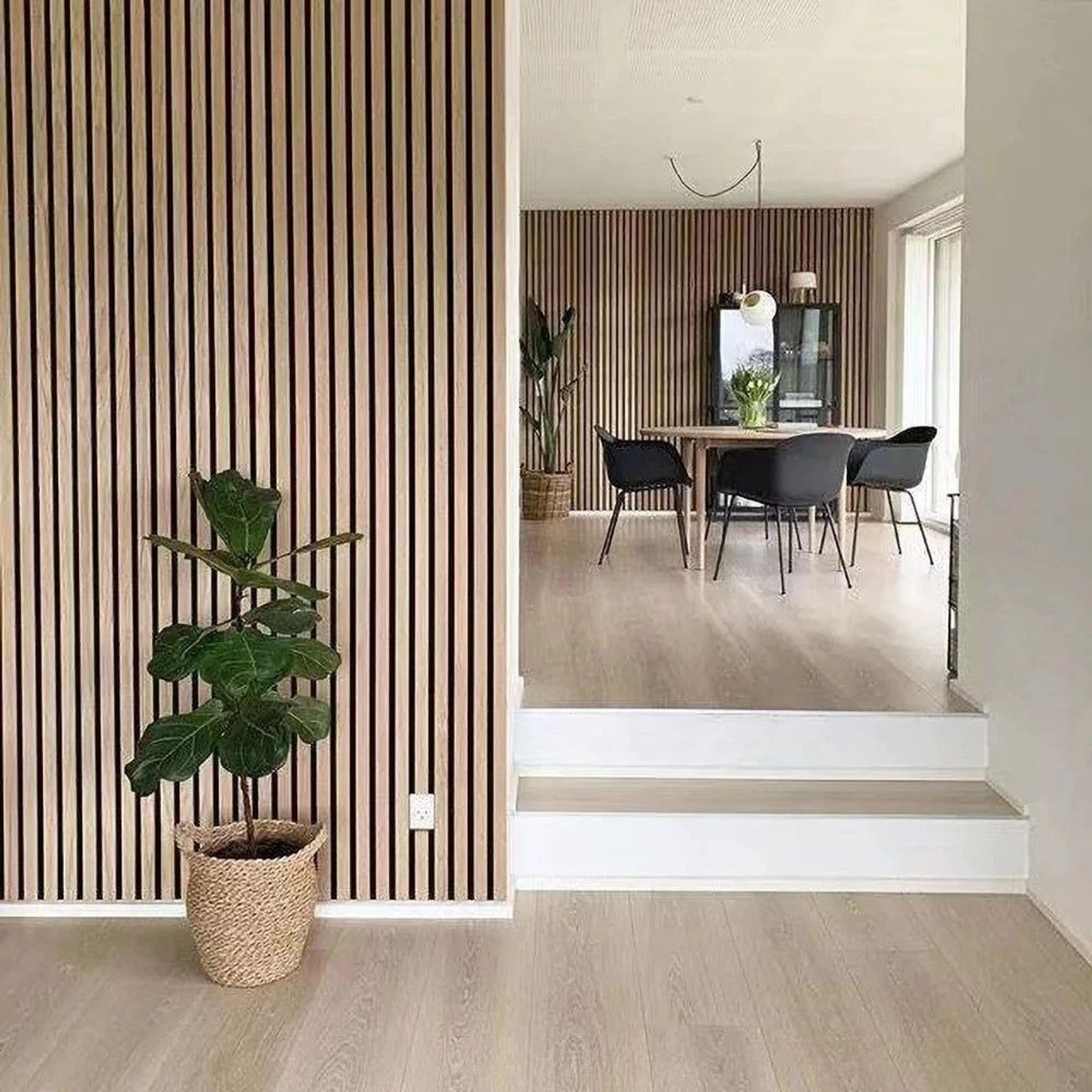 WOODFLEX Flexible Acoustic Wood Slat Panel - 3 Sided gallery detail image