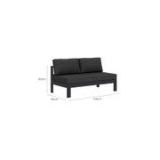 Sandpiper 2.0 Outdoor Armless Loveseat gallery detail image