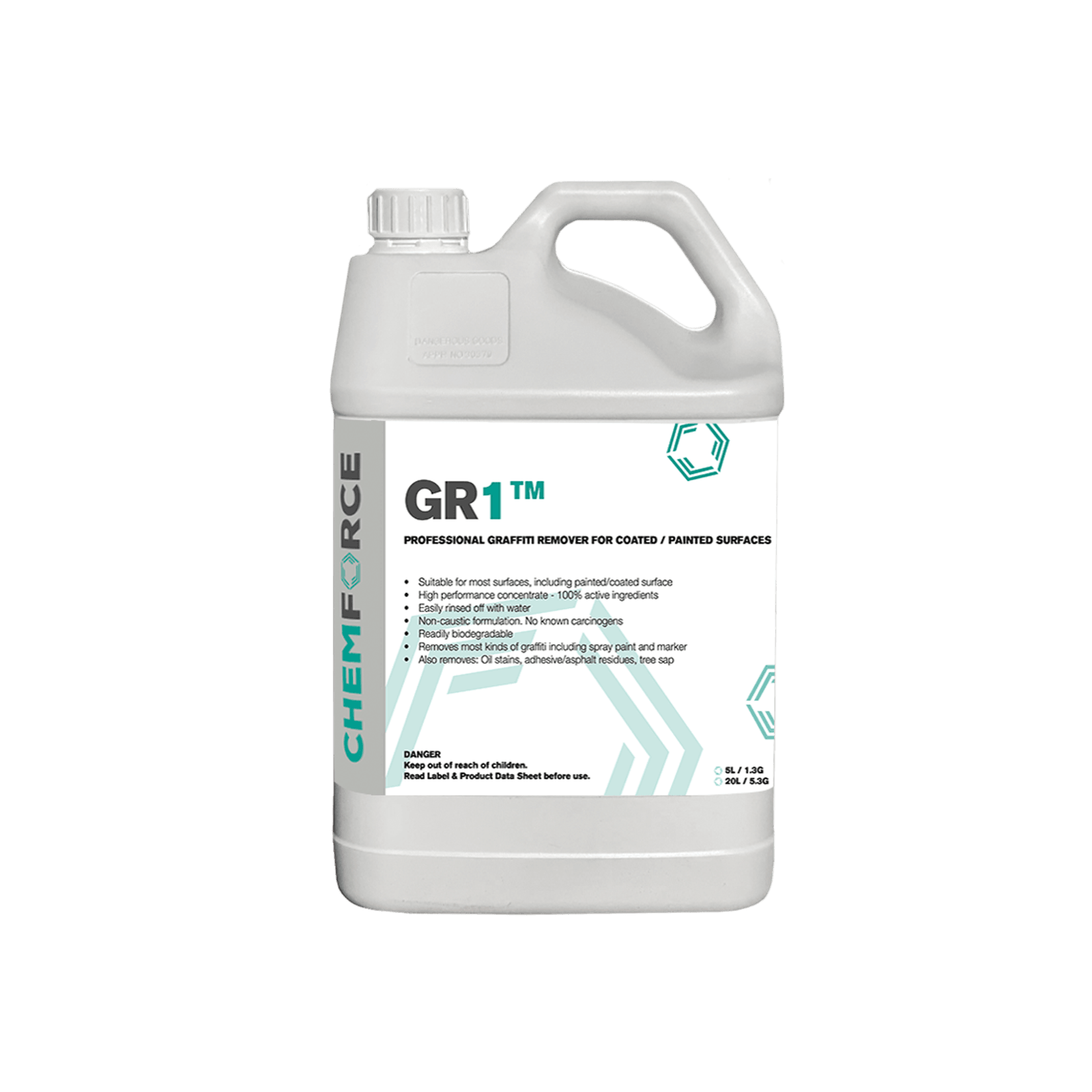 Gr1 - Graffiti Cleaner Coated Surfaces - 5 Litre gallery detail image
