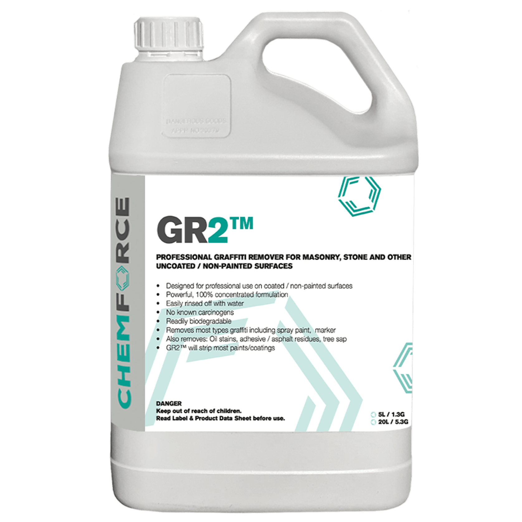 Gr2 - Graffiti Cleaner Uncoated Surfaces - 5 Litre gallery detail image