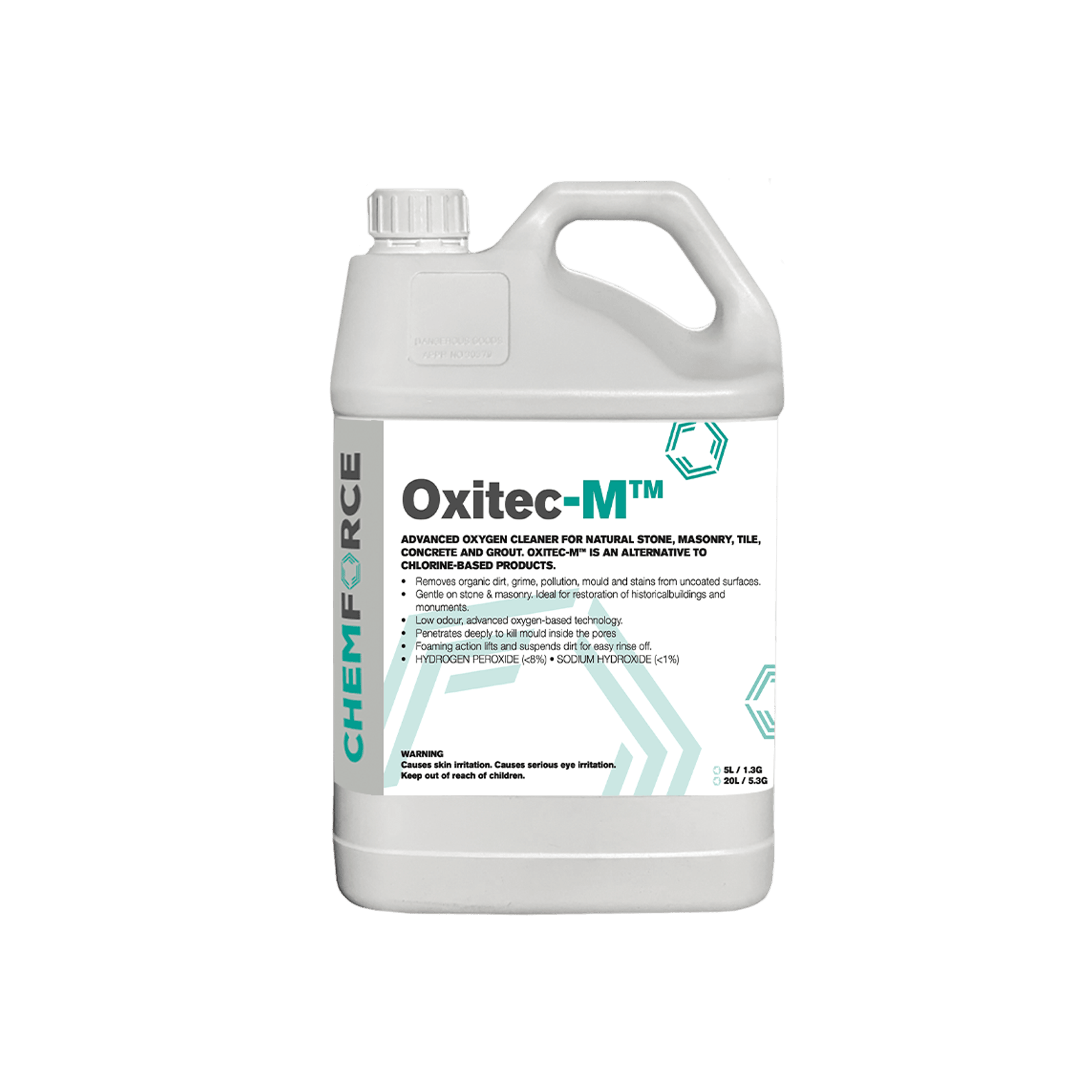 Oxitec-M - Oxygen Natural Stone Cleaner - 5 Litre gallery detail image