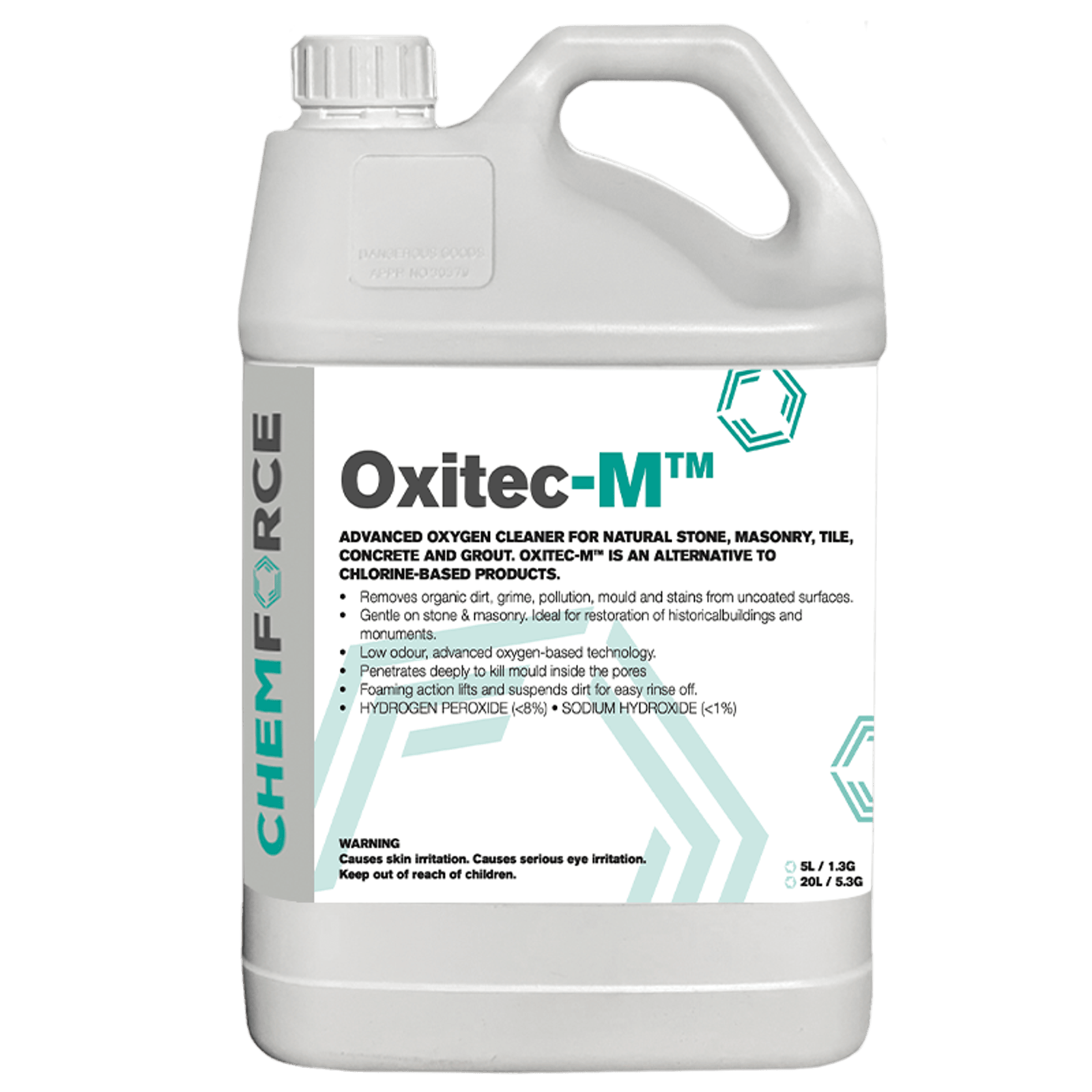 Oxitec-M - Oxygen Natural Stone Cleaner - 5 Litre gallery detail image