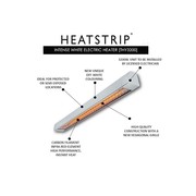 HEATSTRIP Intense Heater White 3200w gallery detail image