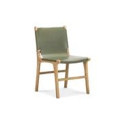 Lazie Leather Sling Dining Chairs | Olive Green gallery detail image