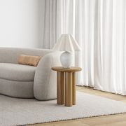 Khakti Round Pillar Side Table gallery detail image