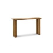 Khakti 140cm Pillar Console Table | Natural gallery detail image