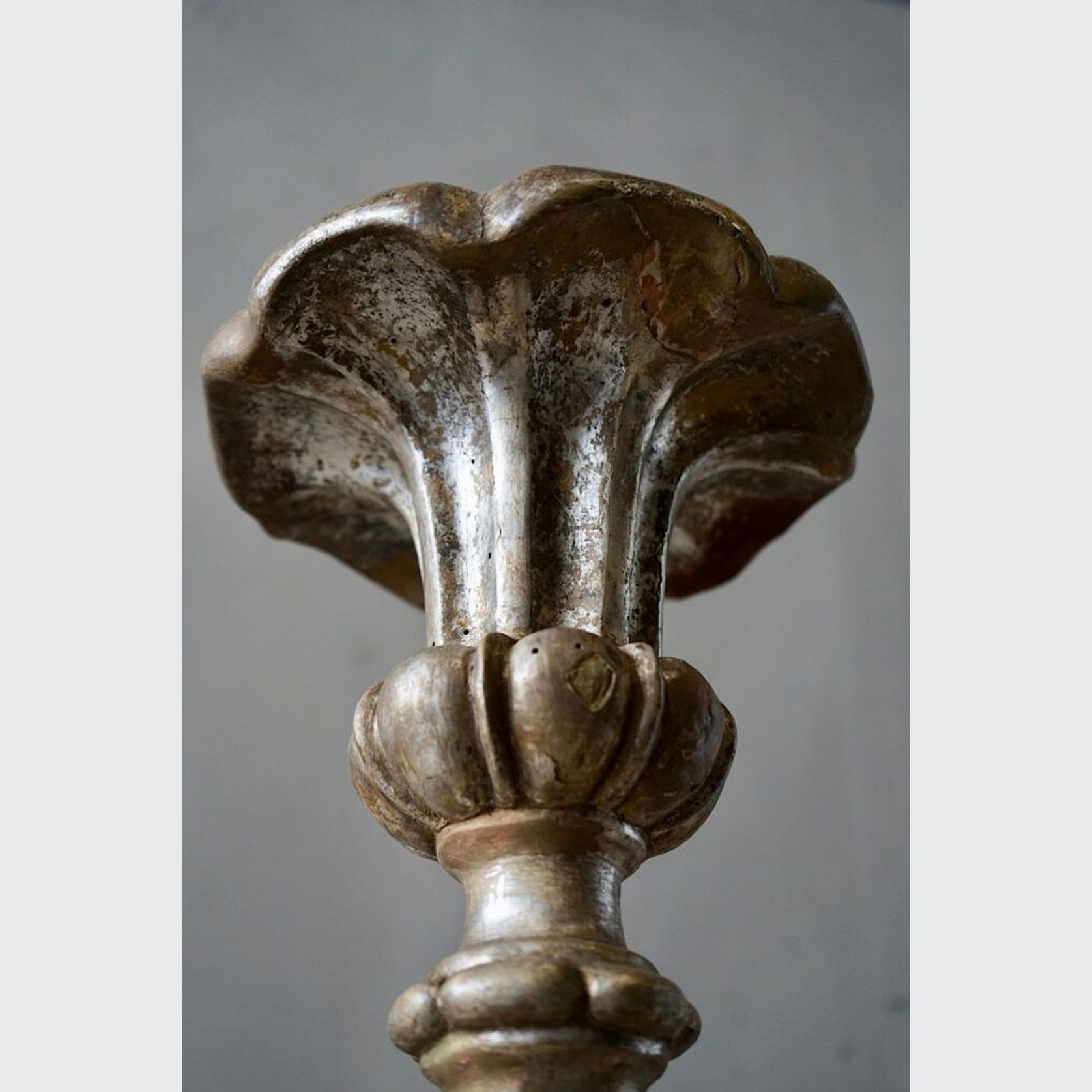 Large Antique Italian Torchere Candlestick - 1230mm gallery detail image