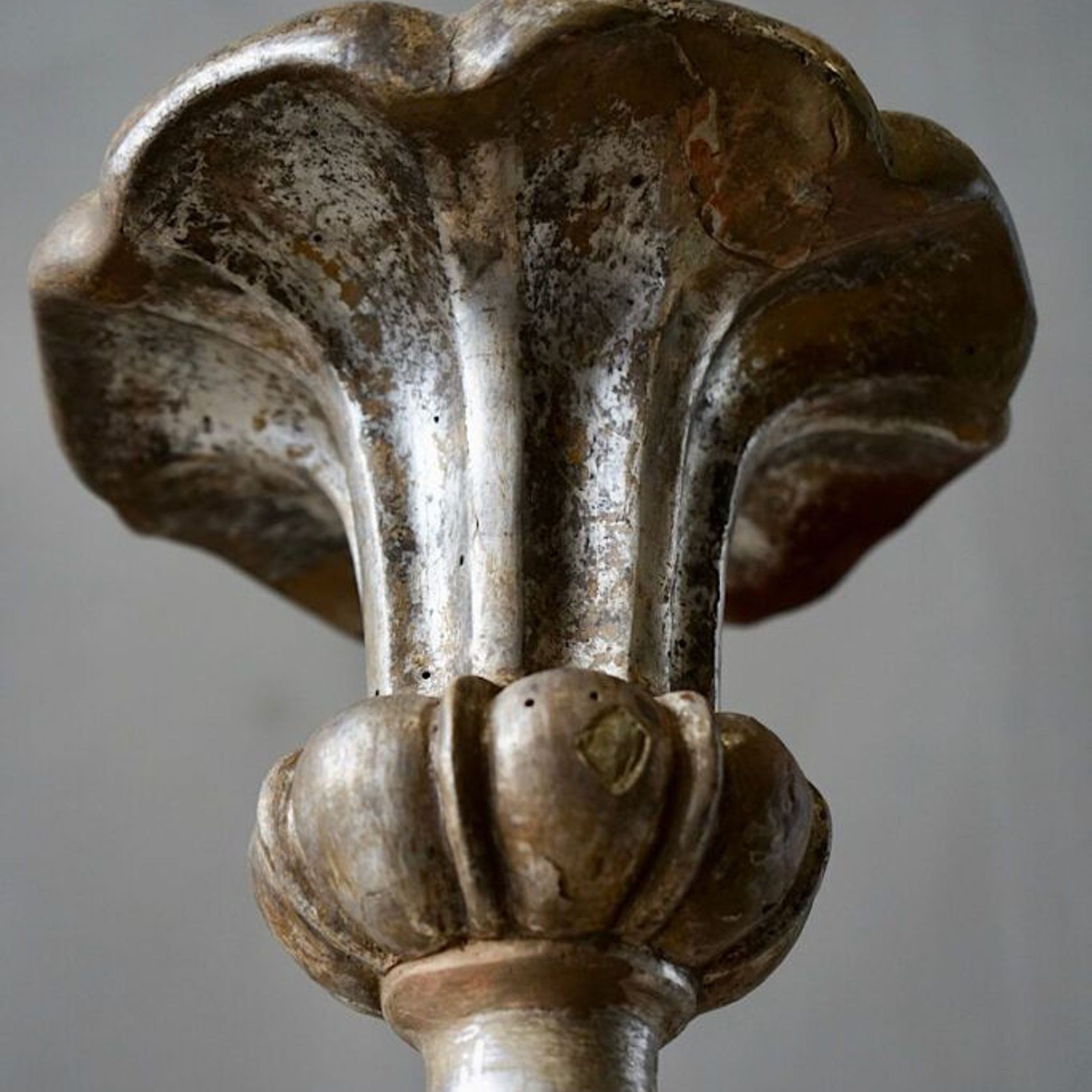Large Antique Italian Torchere Candlestick - 1230mm gallery detail image